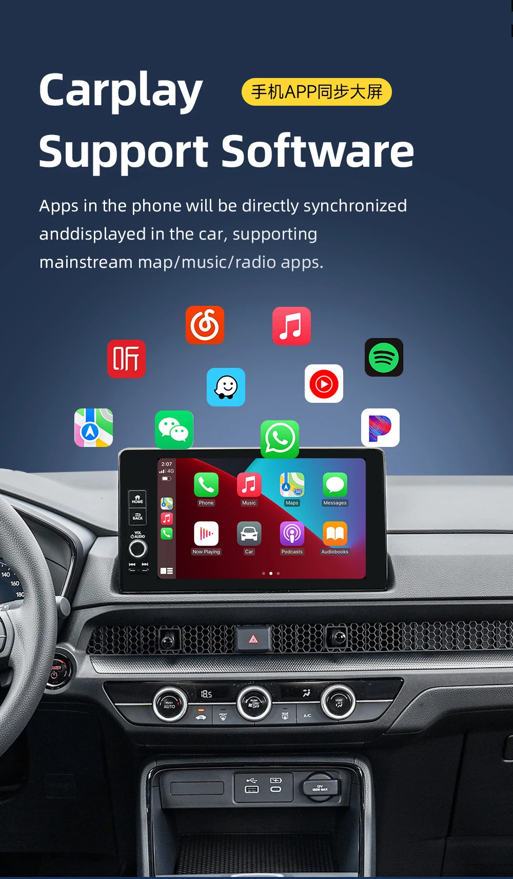 Carplay ai box android auto adaptador sem fio inteligente ai box carro oem com fio para sem fio usb dongle streaming automotivo