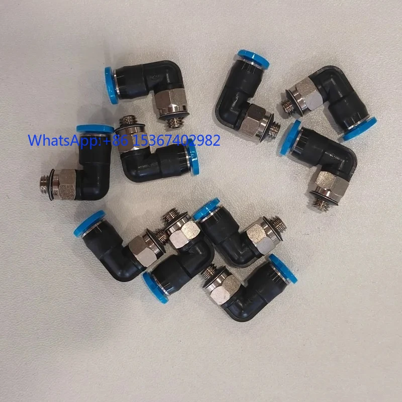 1Pcs Original QSML-M5-4 153333 L-Type Push-In Threaded Coupling Pneumatic Quick Connect Fitting