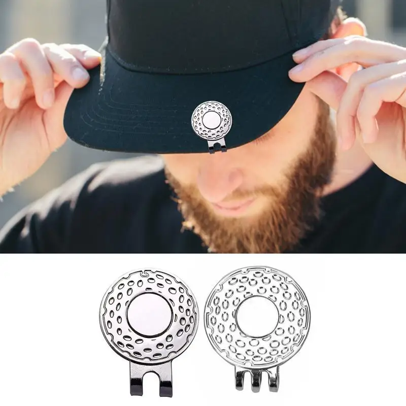 Marcador magnético de pelota de Golf, Clip de sombrero, palo de Golf, Clip de gorras, marcador de bola magnético desmontable, accesorios de Golf para gorras, cinturón