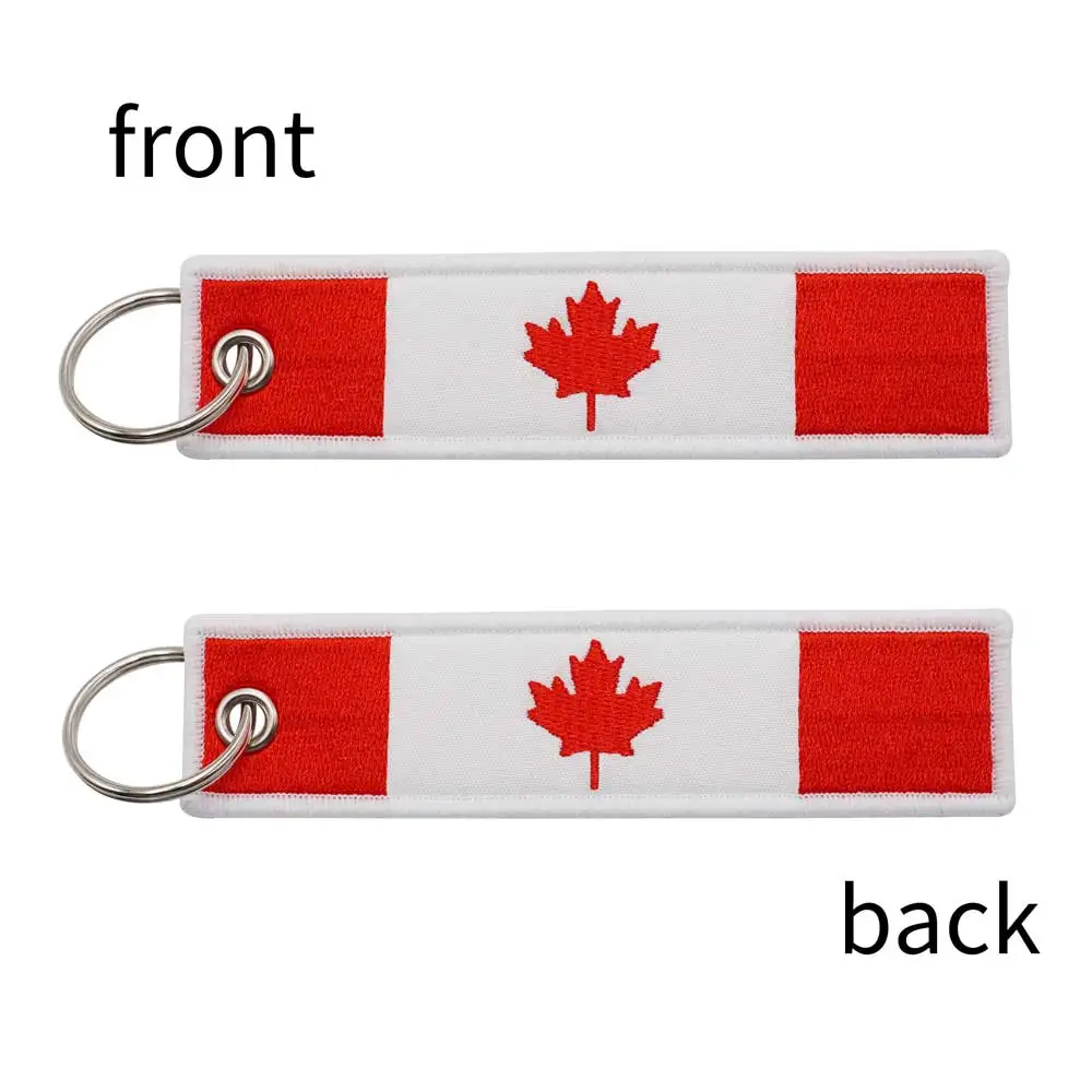 CANADA FLAG Embroidery Functional Keychain Y5-61