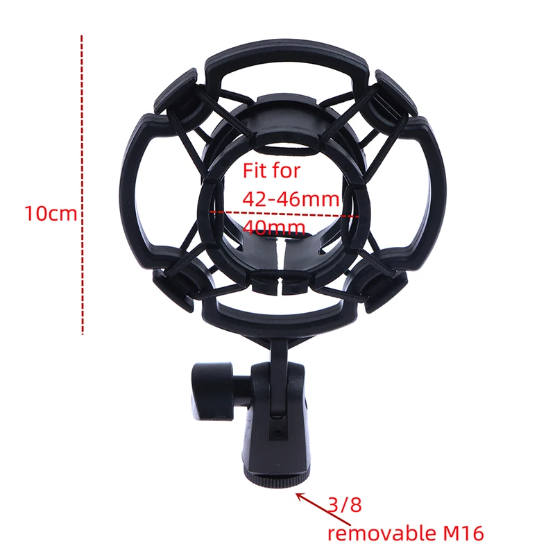 Universal Professional Condenser Microphone Shock Mount Holder Studio Recording Bracket For Large Diaphram Mic Clip