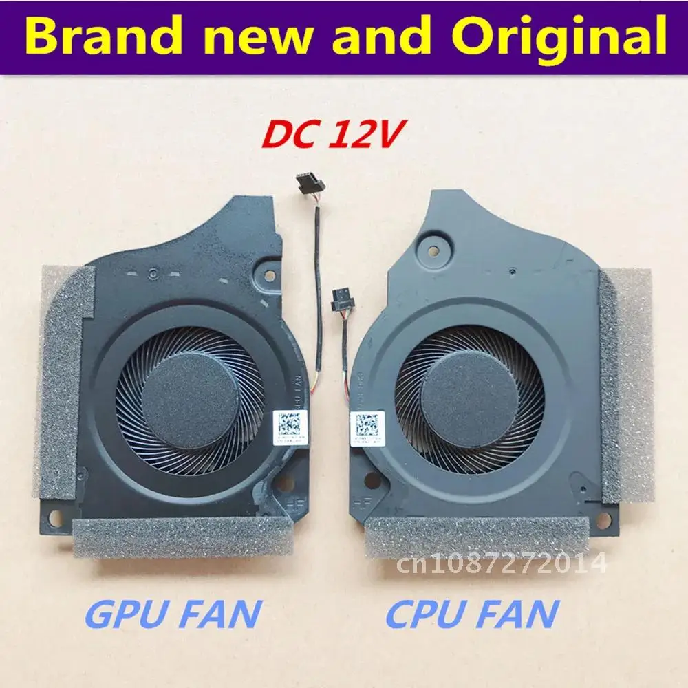 

Laptop Cooling Fan DFSCK221151811 DFSCK221051821 DC12V 1A 4PIN for DELL INSPIRON G5-5590 G7-7790 7590 CN-006KT2 09THTN Original