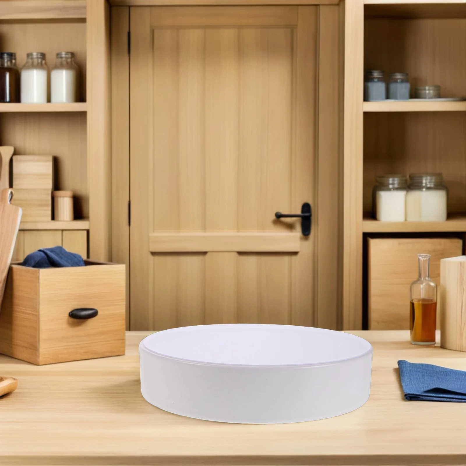 

9-дюймовый круглый пластиковый потолочный светильник, ультратонкий белый абажур для кухни, прихожей, гостиной, светильник для скрытого монтажа