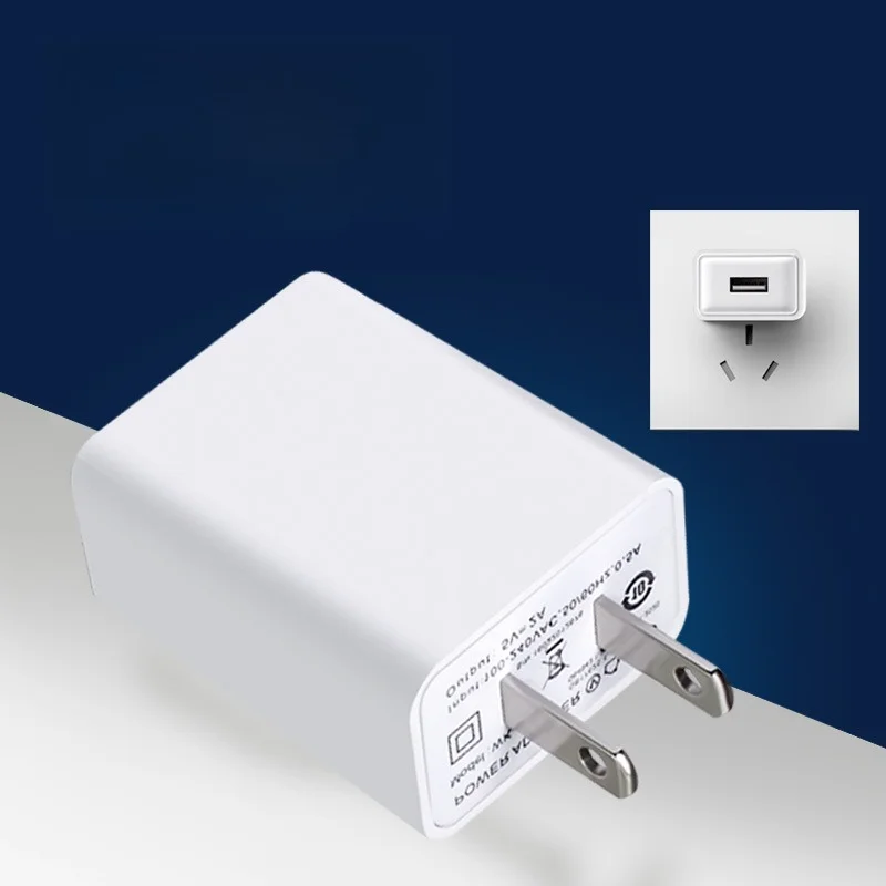5V2A USB Wall Charger Plug Fast Charging Adapter Power Brick with 2-Prong US Plug for  Various Types of Phone Chargers - view 4