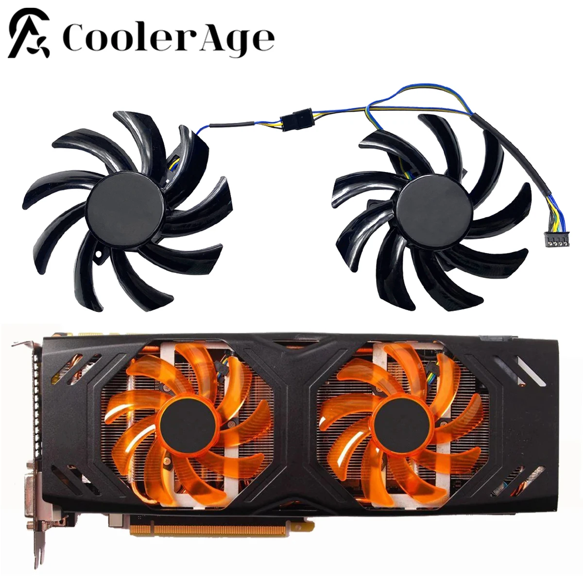 

Сменный вентилятор для видеокарты ZOTAC GeForce GTX 760 770 4G 85 мм T129215SU GTX760 RTX770, охлаждающий вентилятор для видеокарты