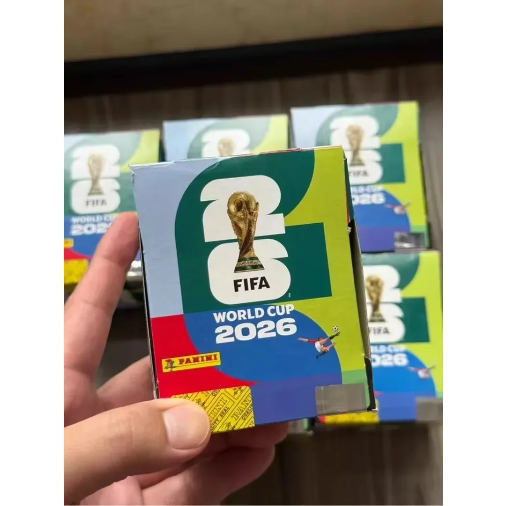 Panini FIFA World Cup 2026 Licensed Sticker Full Box 50 Sticker Packs Soccer Sports Memorabilia Gifts For Football Enthusiasts.