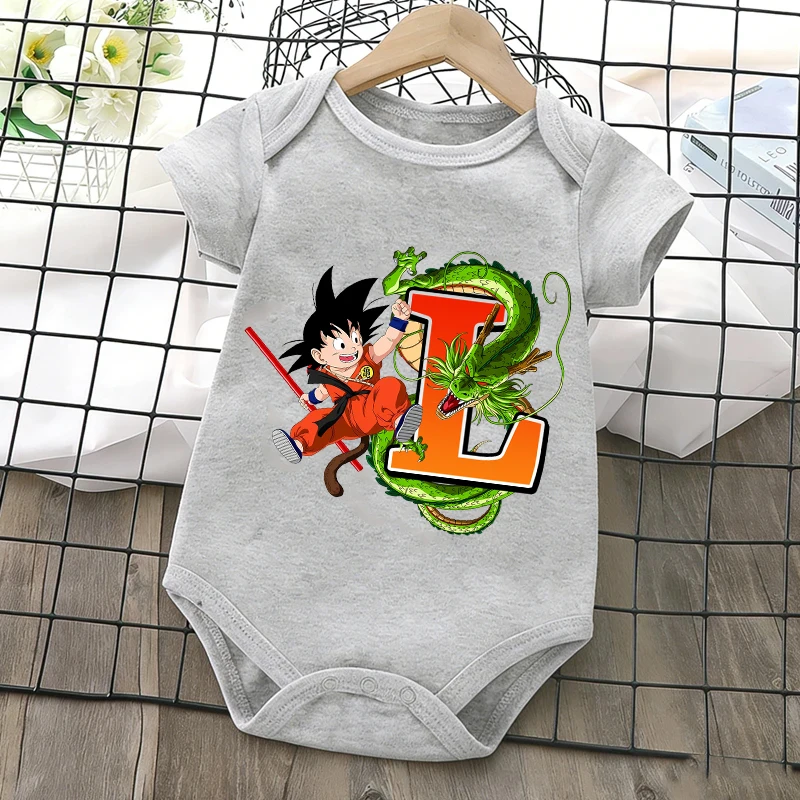 

Dragons Ball Baby Romper Anime Son Goku Children Newborn Jumpsuit Infant Cartoon Cotton Bodysuit Short Sleeves Kids Clothes Gift