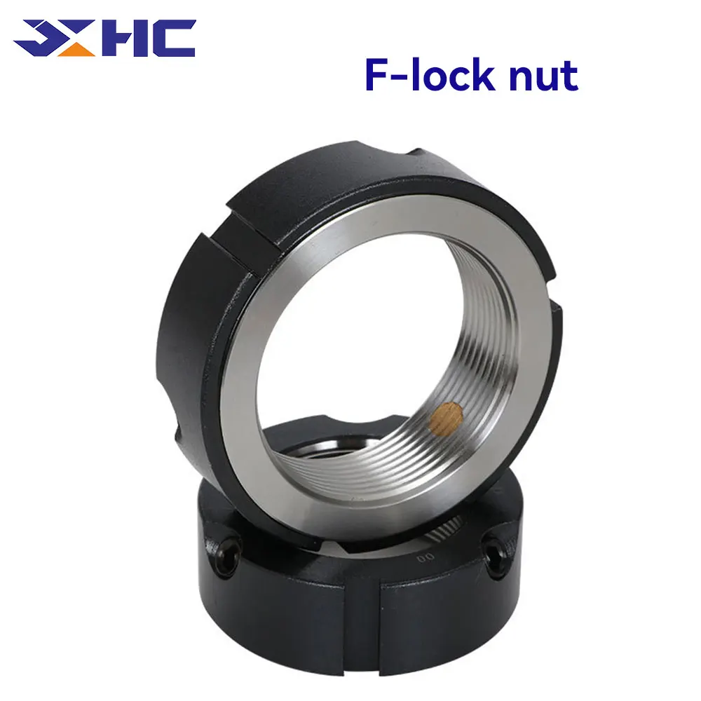 

Lock Nut F-type Flank Radial precision screw rod round Lock nut anti-return anti-loosening lock bearing fast bearing anti-skid