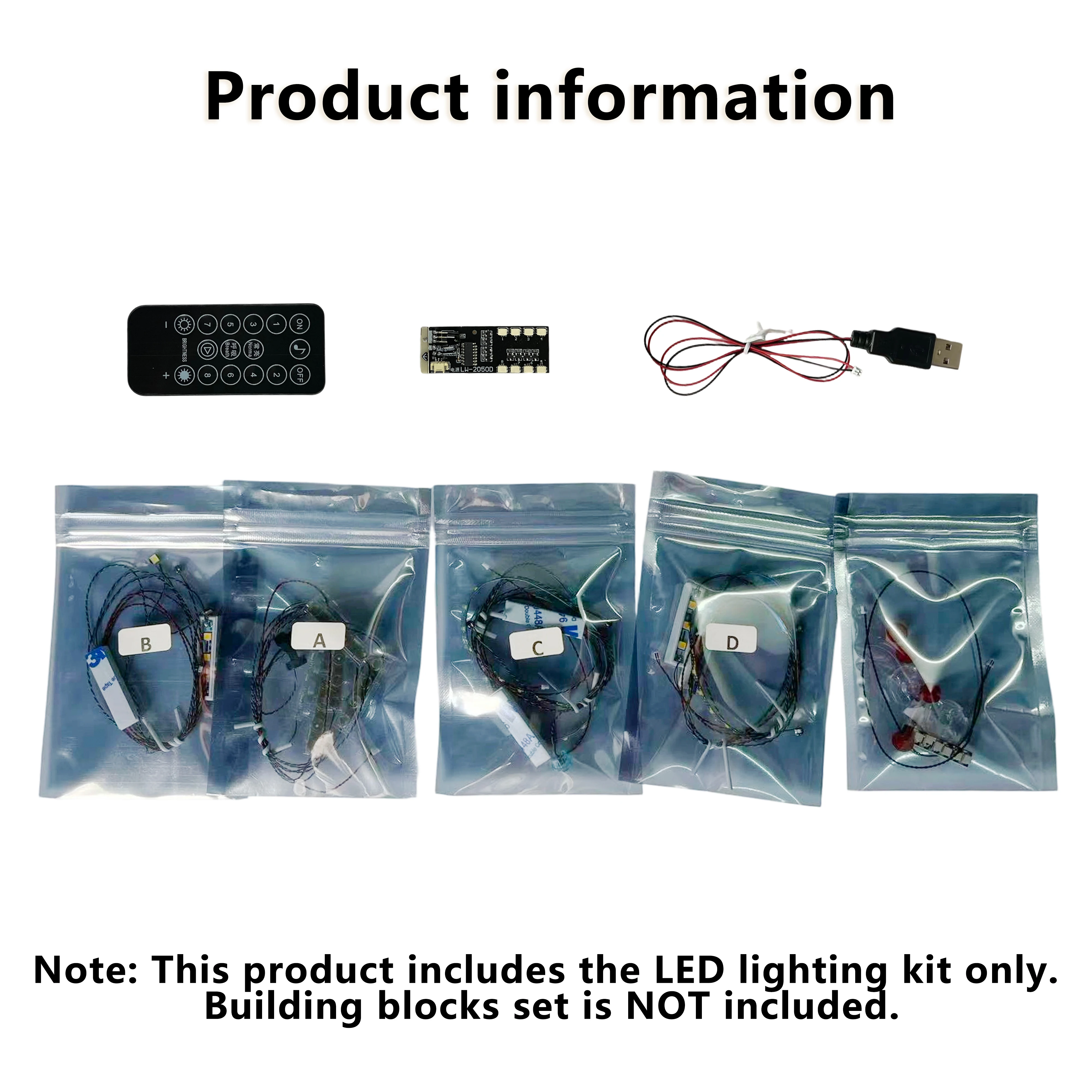 LED-verlichtingsset compatibel met 75331 Sci-Fi Space Gunship bouwstenen model decoratieve verlichtingsset (alleen verlichting)