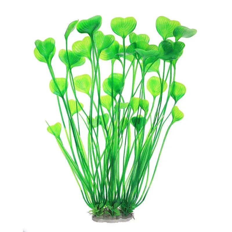 

10pcs Large Simulation Aquarium Fish Tank Plastic Plant Decoration Aquatic Plant Grass