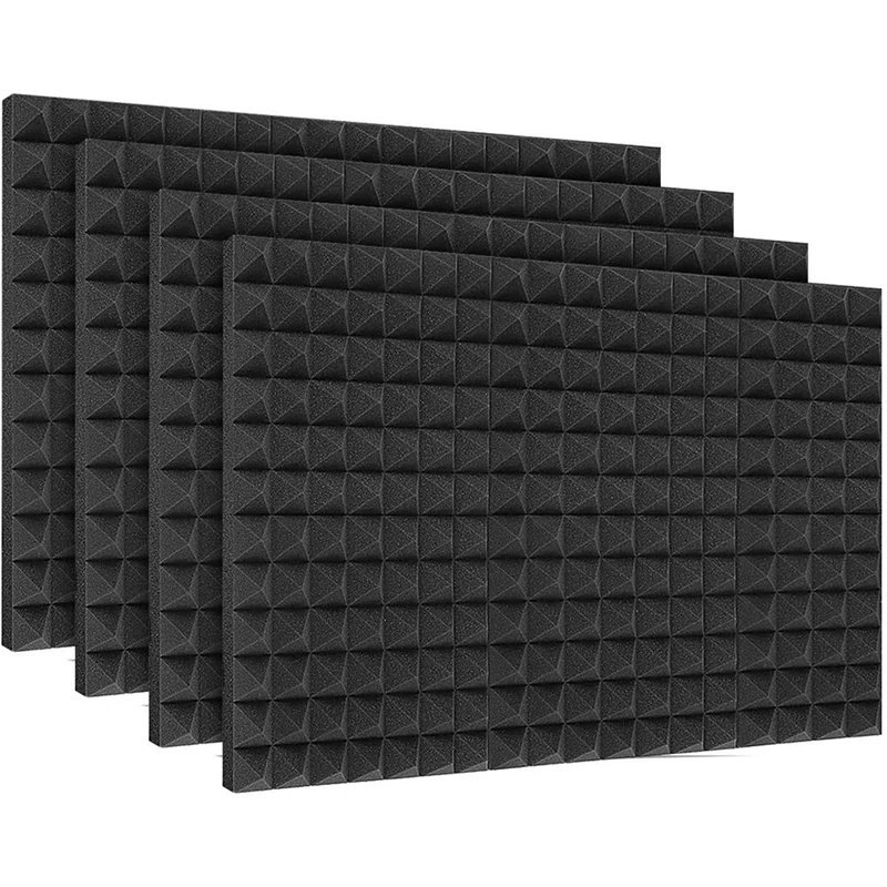 

24Pcs 30X30X2.5Cm Sound Insulation Cotton Sound Insulation Foam Sound Insulation Foam