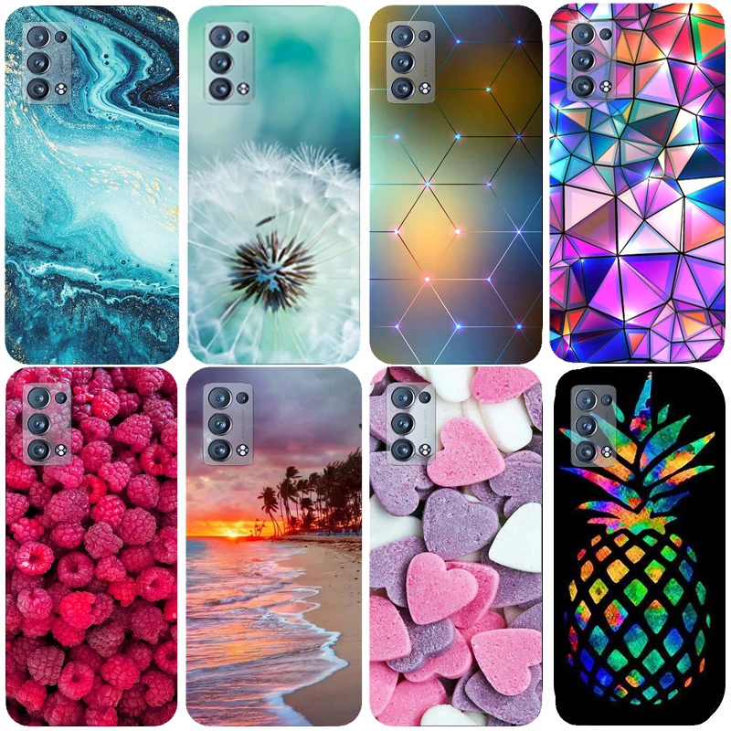 For Oppo Reno6 Pro+ 5G Case 2021 NEW Fashion Soft Silicone Back Cover for OPPO Reno 6 Pro Plus Phone Cases Reno 6Pro plus