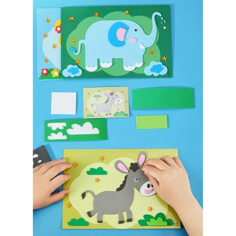 Stickers Book for Toddlers Develop Creativity and Pretend Play Learning Toy