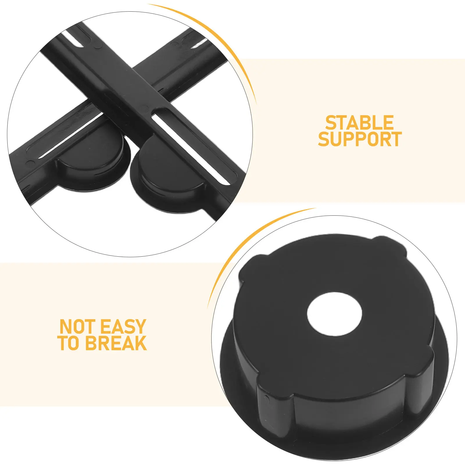 2Sets Plastic Cup Holder for Folding Desk with Card Slot Attachment Minimalist Desk Accessories for Bed Laptop Table Portable