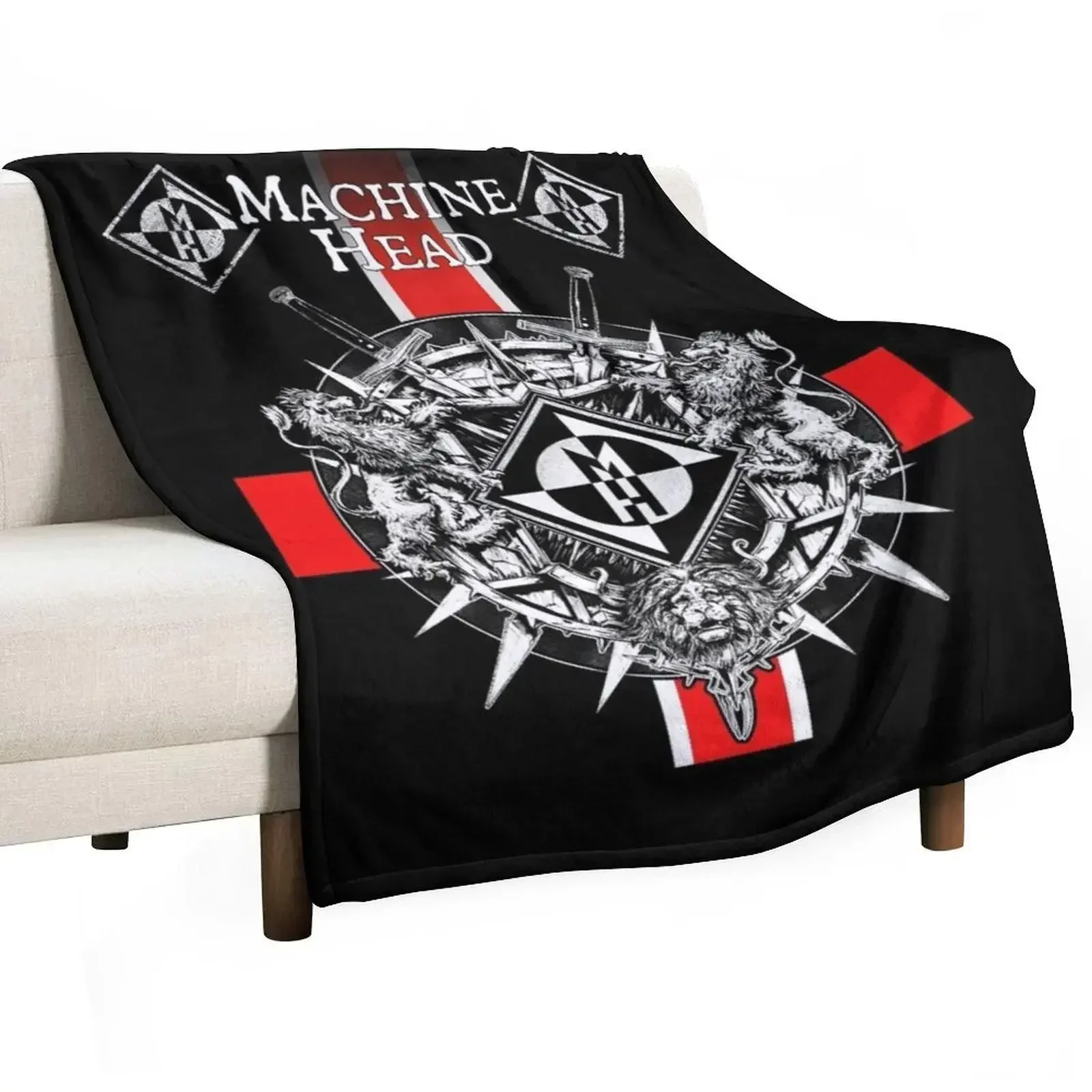 Machine Head Band - Poster Throw Blanket blankets ands For Baby Tourist Decorative Sofas Luxury St Personalized Gift Blankets
