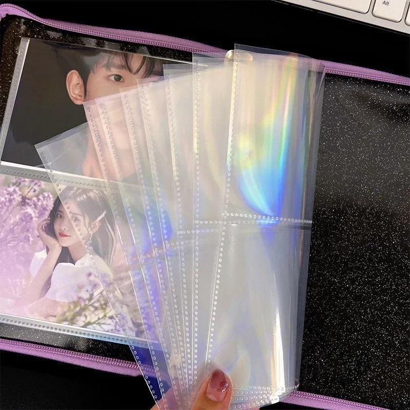 1-4 Grids INS Girl Album Kleine Karte Sammelalbum Multi-Taschen Fotokartenbinder Top Loading Fotoblatt Schutz Sammelkarte – Detail 5