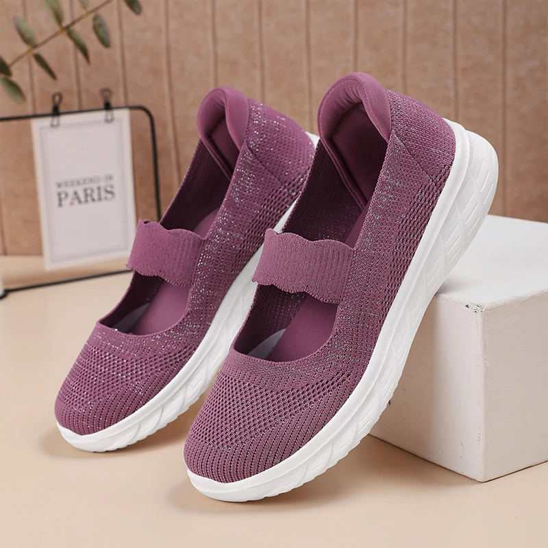 أحذية مشي كاجوال أنيقة مع أحذية رياضية نسائية عصرية على الطراز الباريسي، أحذية فاخرة مناسبة للارتداء اليومي
