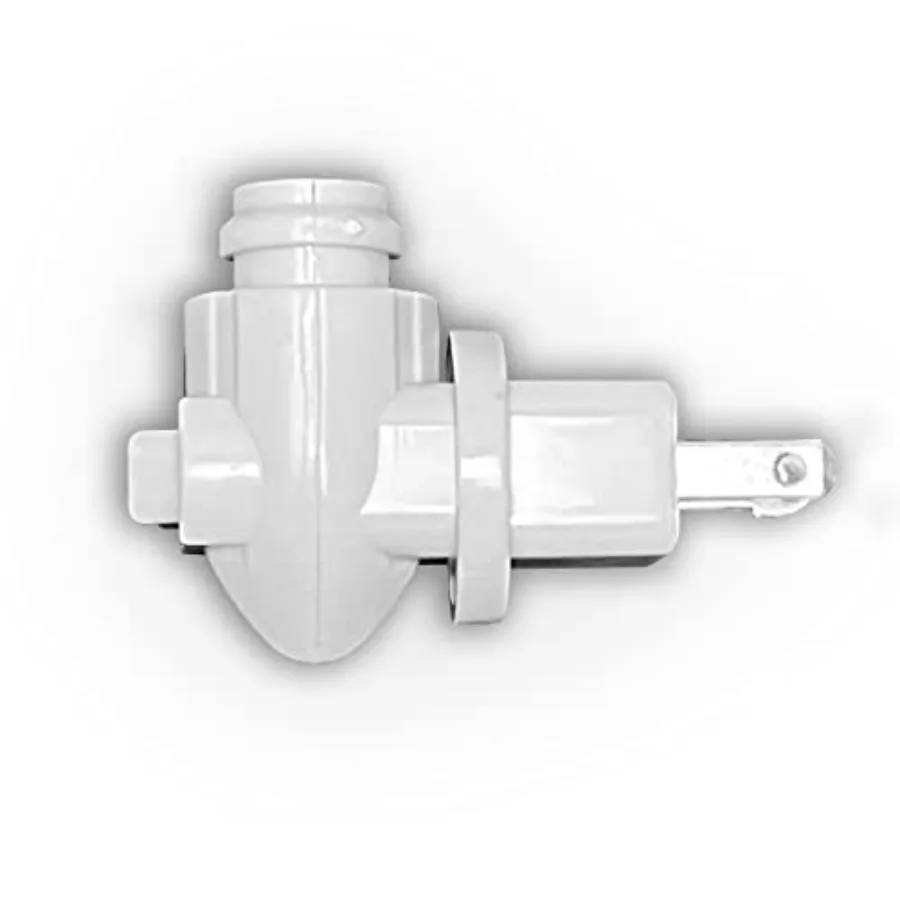 White Rotating Night Light Plug, swiveling Replacement Plug, 120v, E12, for DIY Night Light Projects