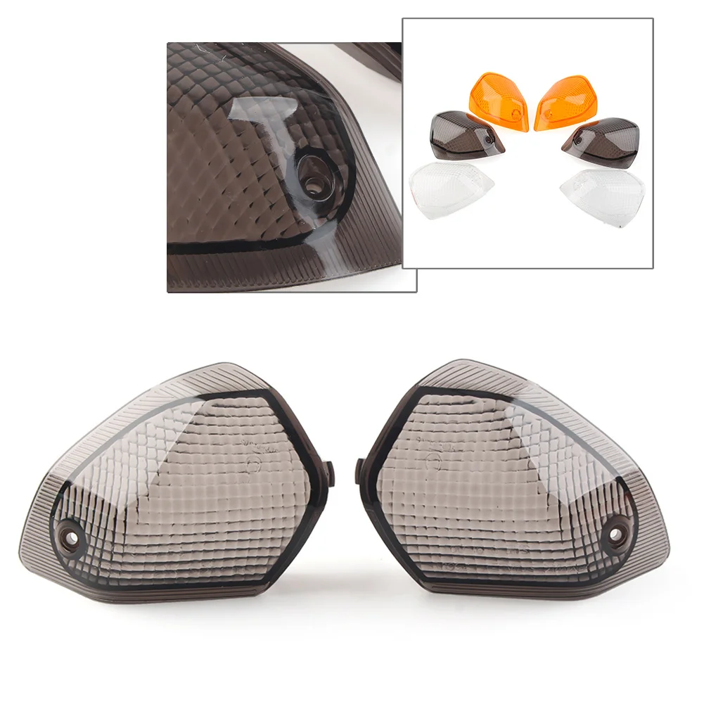 2x Motorbike Rear Turn Signal Light Indicator Lens For Kawasaki ZZR400 1993-2003 For ZZR 600 1993-2008