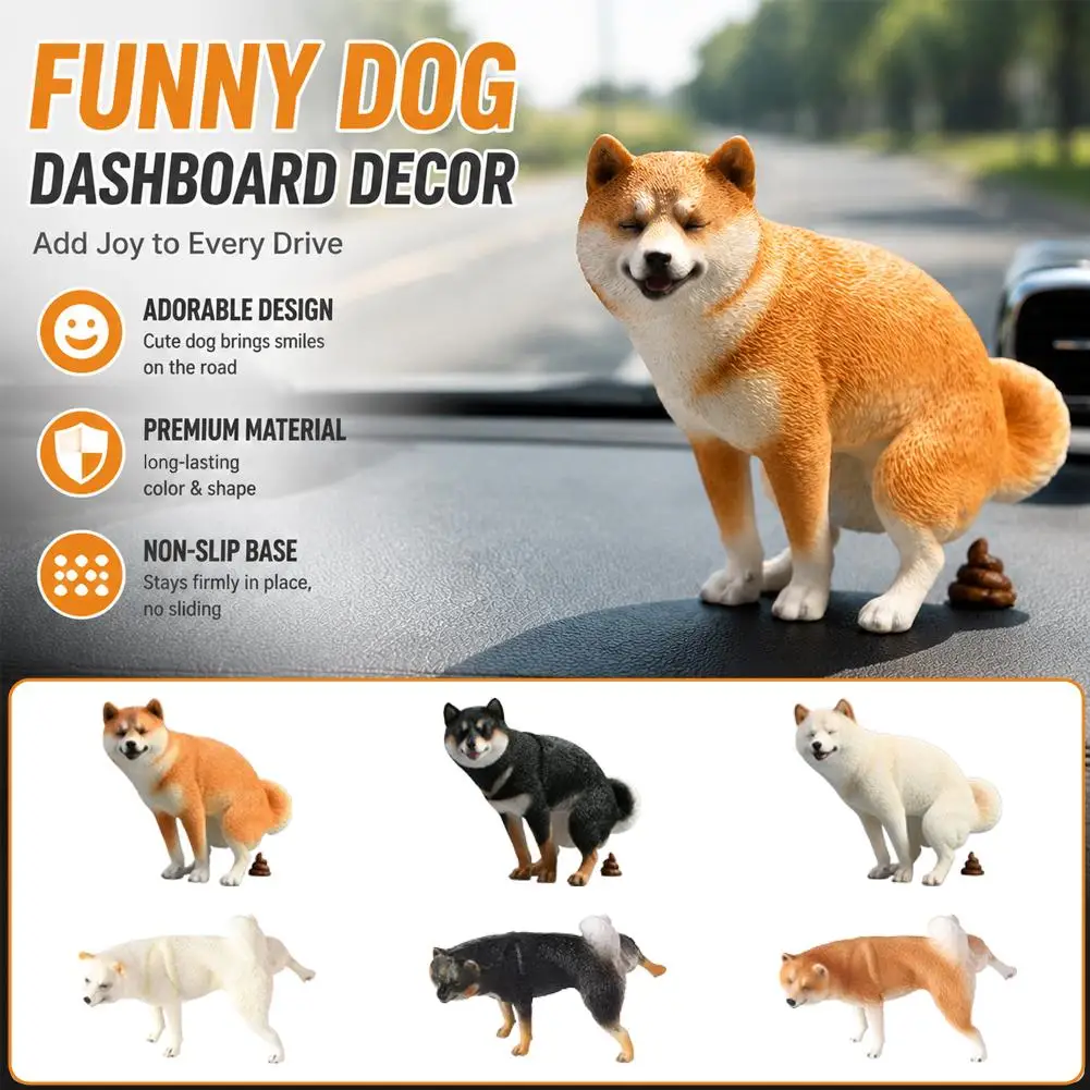 Shiba Inu Figurine Set Realistic Miniature Collectible Unique Home Decor Quirky Gift for Dog Lovers Birthday Christmas