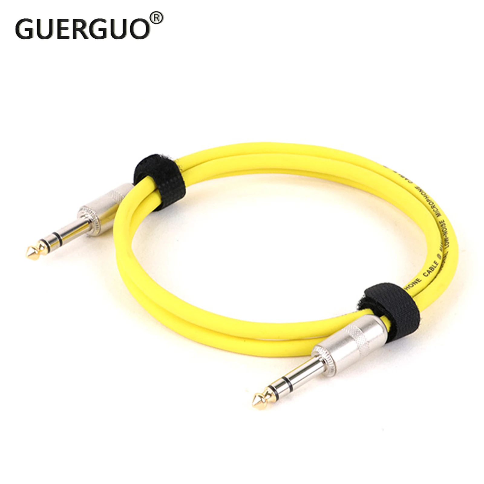 

1PC Guitar Patch Cable 1/4" TRS Male to 1/4" TRS Male Patch Cables,6.35MM Stereo Balanced Audio Multicolor Cord 0.3M-15M