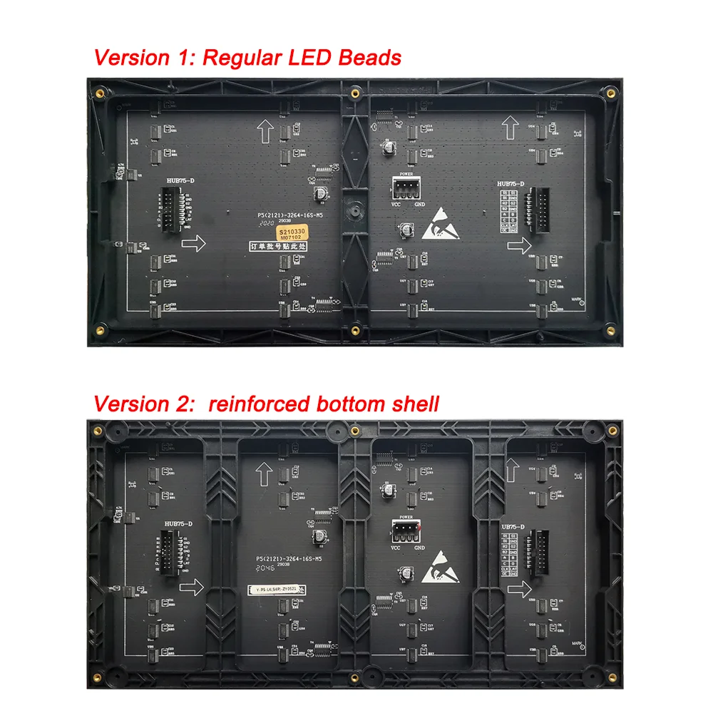 P5 Indoor Full Color LED Display Module 320mm x 160mm ,SMD RGB 3 in 1 P5 LED Panel 64x32 LED Display Video Wall,LED matrix