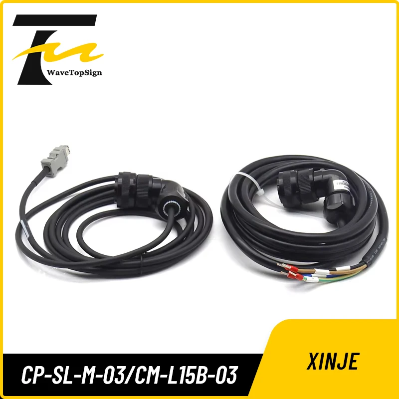 XINJE Servo Motor Cable Encoder Cable CP-SL-M-03 CP-SL-M-05 CP-SL-M-10 Power Cable CM-L15B-03 CM-L15B-05 for CS series