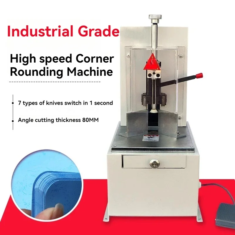 Electric Corner Rounder / Corner Cutter / Chamfering Machine – for PVC, Business Cards, and Tags