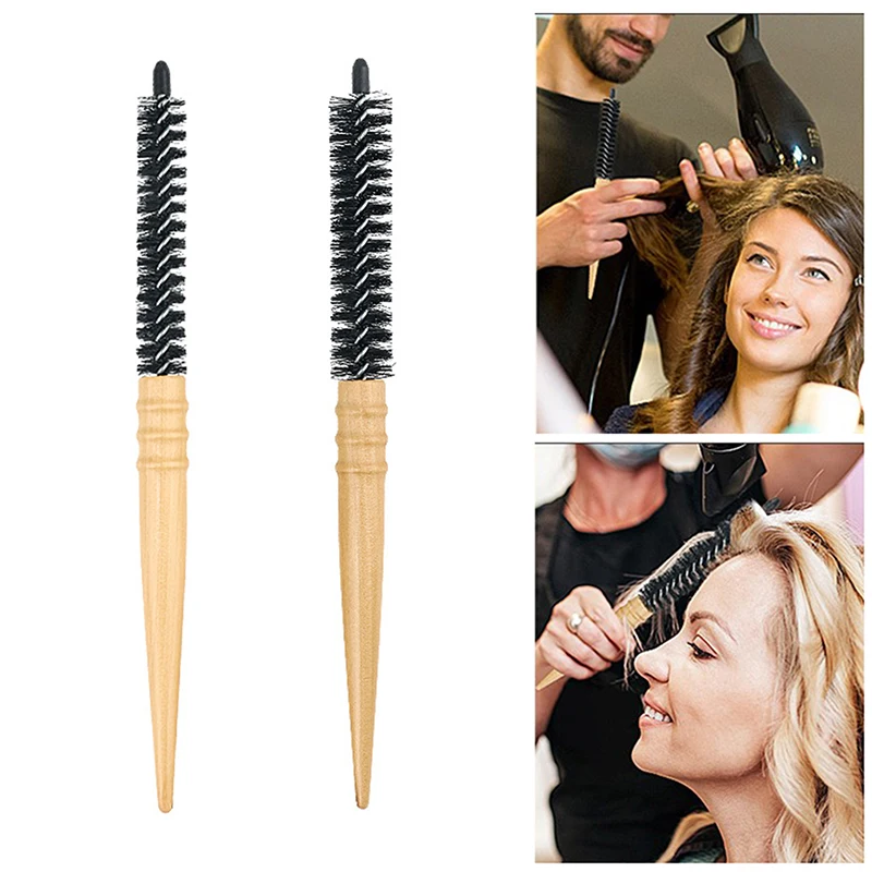 1PCS Small Round Hair Brush Hair Styling Comb Hair Curler Brush Makeup Comb Teasing Brush Barber Salon Home Hairdressing Tools