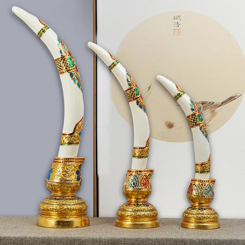 Decoração de folha de ouro de entrada