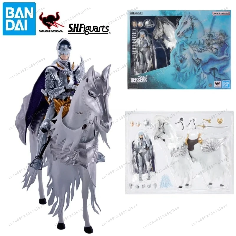 Nuevo Spot genuino Bandai SHF serie completa Griffith (águila de la luz) figura móvil modelo colección de regalo