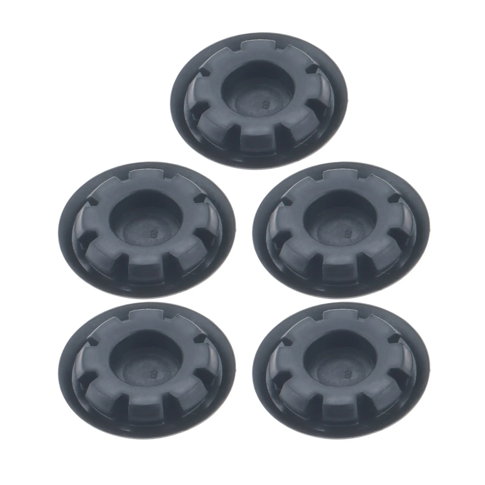 5pcs Car Door Lock Fixing Hole Blanking Plugs Cap Grommets Fit for Toyota RAV4 Plastic Door Rubber Cover Automobile Accessories