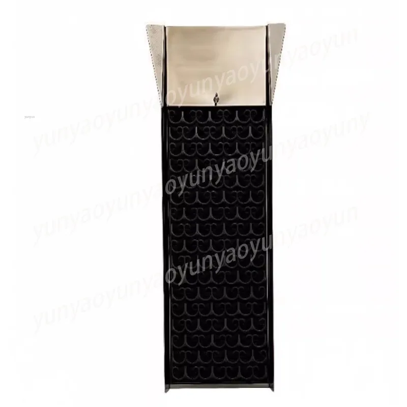 Black Pad + Metal Slot (77x23 Cm) Portable Gold Slot Rubber Snail Pattern Gold Slot