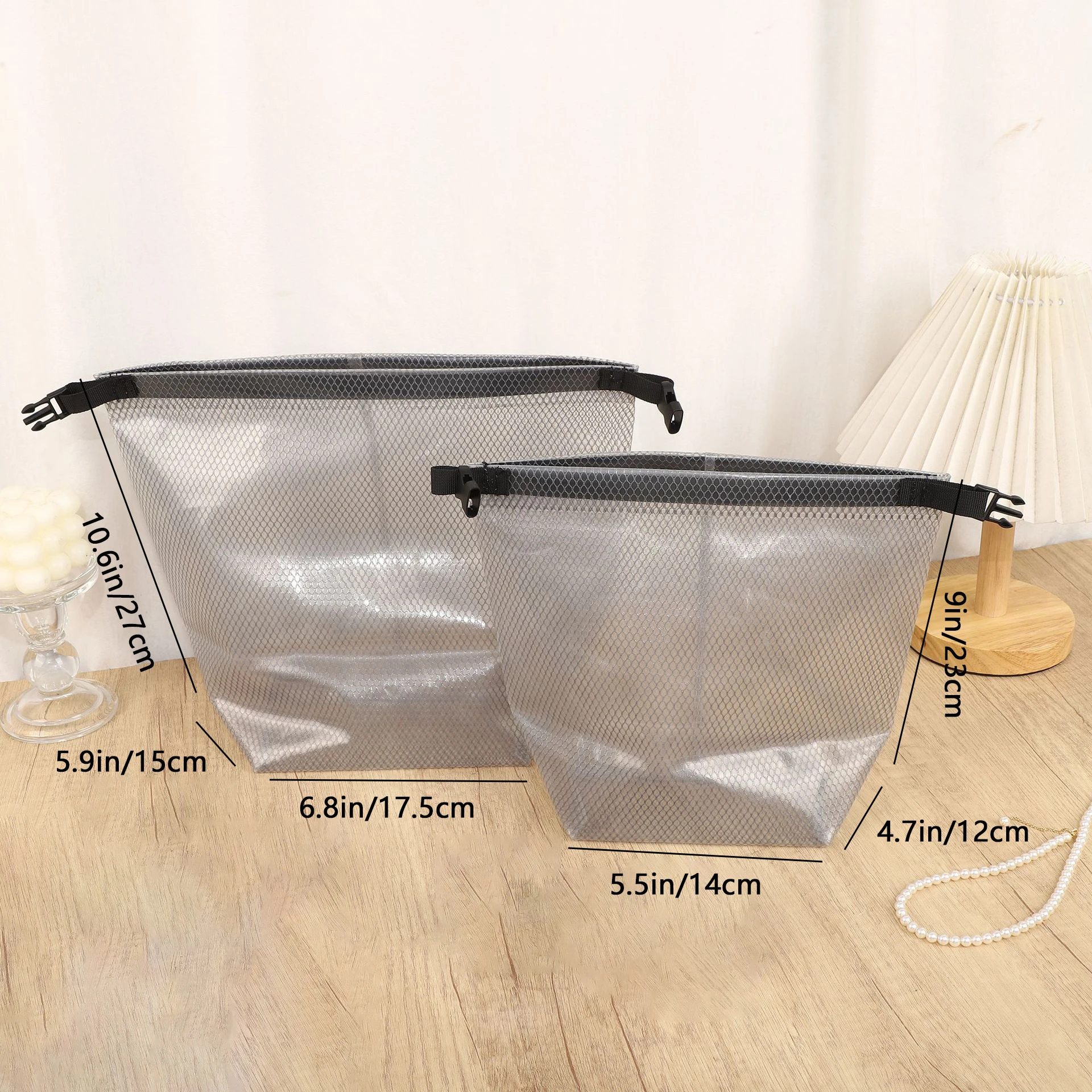 Waterproof storage bag with high appearance quality, large capacity, anti-slip cosmetic storage bag, handbag