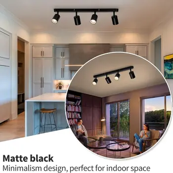 LED 천장 샹들리에 조명, 110v 220v, LED 트랙 스포트 라이트, 침실 복도 천장 램프, GU10 전구 교체 조명 