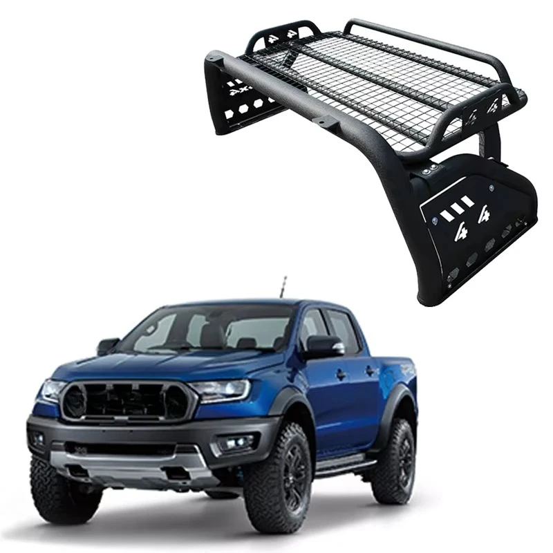 Truck Accessories Universal Anti Roll bar with Basket for 4x4 Pickup Ranger/hilux/np300