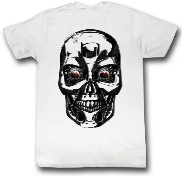 

The Terminator 80's Movie Terminator Face With Big Eyes Men's T Shirt