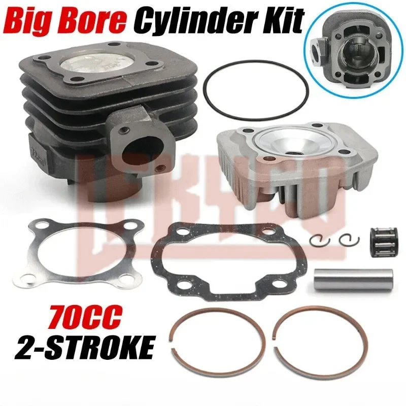 

47mm Motorcycle Engine Cylinder Head Piston Ring Kit for Yamaha 50CC JOG50 CY50 CG50 Vino 50 YJ50 XC50 Zuma 50 YW50 Big To 70CC