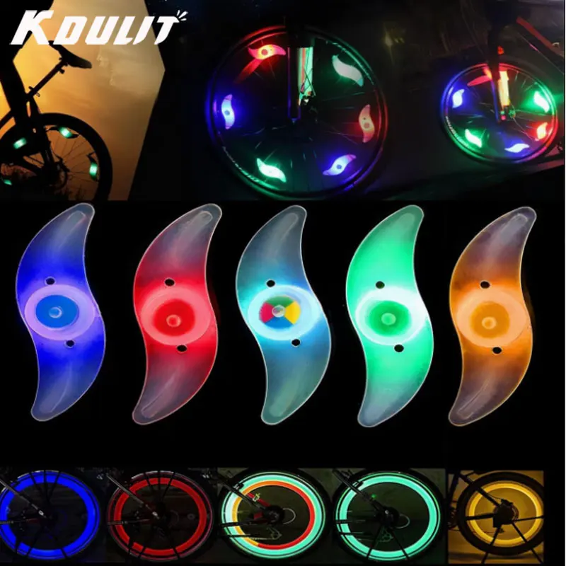

Colorful Bike Wheel Spoke Light Tire Lights Waterproof Bike Safety Warning Cycling Lamp Easy to Install MTB Bicycle Accessories