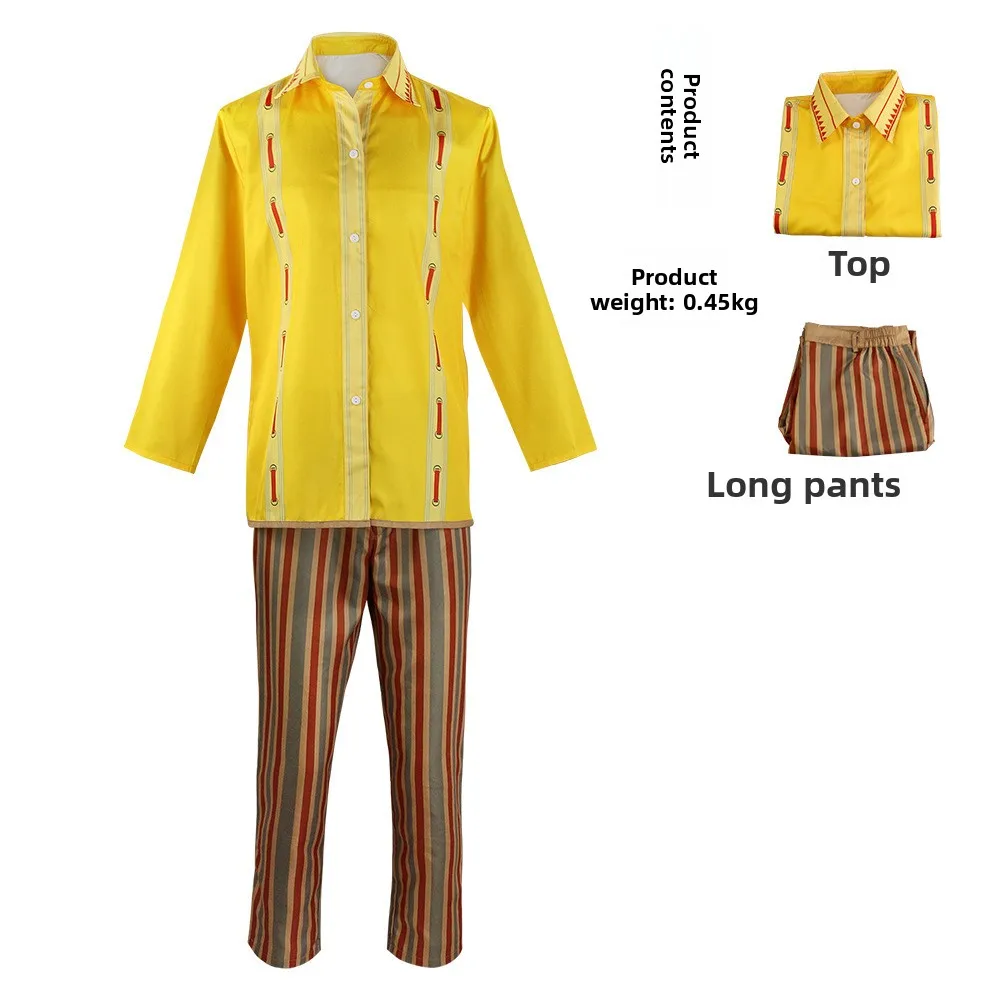 Fsia de Cosplay Magic House Felix, Conjunto de Vestuário para loween, Moda Masculina Tradicional Chinesa