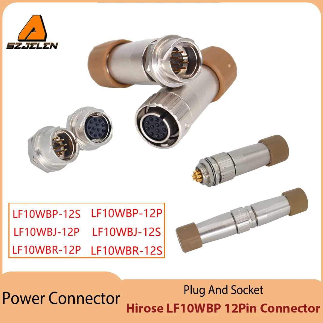 

Hot Sale Hirose Connector (LF10WBP) 12Pin LF10WBP-12S / LF10WBJ-12P / LF10WBP-12P / LF10WBR-12S Plug And Socket Waterproof IP68