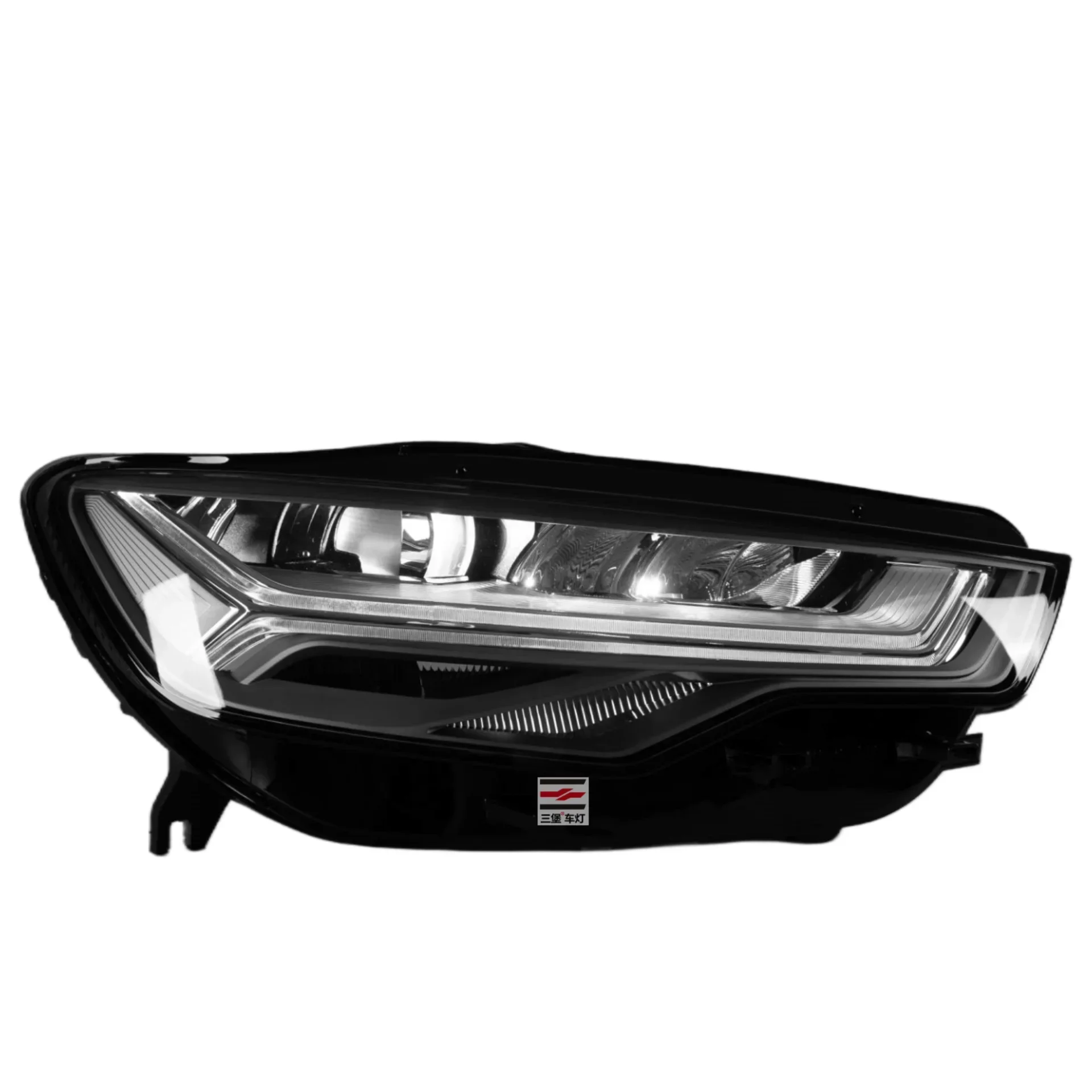 Estilo de lente matricial, faro modificado, enchufe directo para Audi A6 16-18 HID, actualización de AUDI A6 16-18