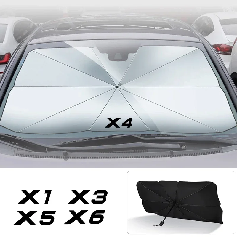 Car Insulation Sunshade Umbrella for BMW X1 X2 X3 X4 X5 X6 X7 G01 F10 F15 F49 F30 F85 G05 G08 F25 E84 E83 E71 E70 Car Accessorie