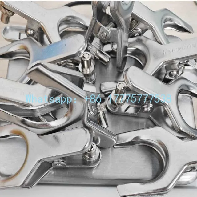 Stainless Steel Flask Interface Clamp, Evaporator Clamp