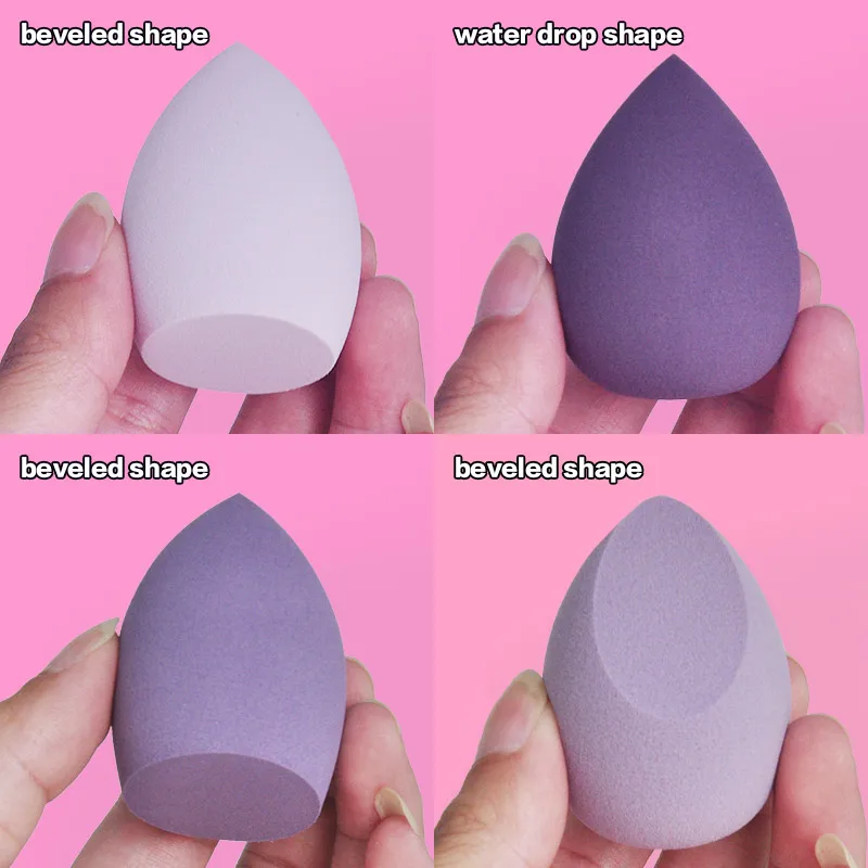 4/8 Stuks Make-Up Spons Poeder Puff Droge En Natte Gecombineerde Schoonheid Cosmetische Bal Foundation Poeder Puff Cut Make-Up Sponsgereedschap