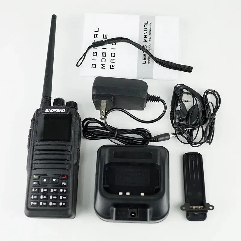 DHL Free Shipping 10pcs NEW BaoFeng DM-1701 5W Opengd77 Digital DMR Dual Band VHF/UHF FM Two Way Radio