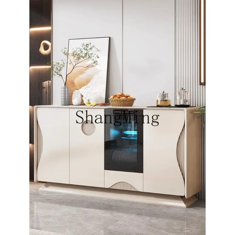 

ZHB modern solid wood tea bar machine household intelligent with disinfection side cabinet household water side cabinet G
