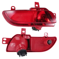 6350HA with Bulb on the Left for Peugeot 206 207 Car Rear Bumper Light Reverse Tail Fog Lamp Reflector