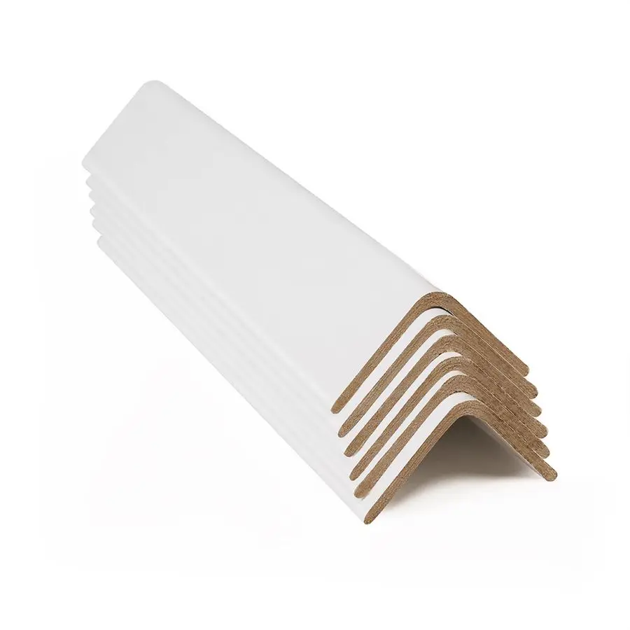 

Edge Protectors for Shipping 2W x 2D x 36L, Light Duty .120 ga, Pallet Corner Protectors, Angle Boards, White, 50 Pack
