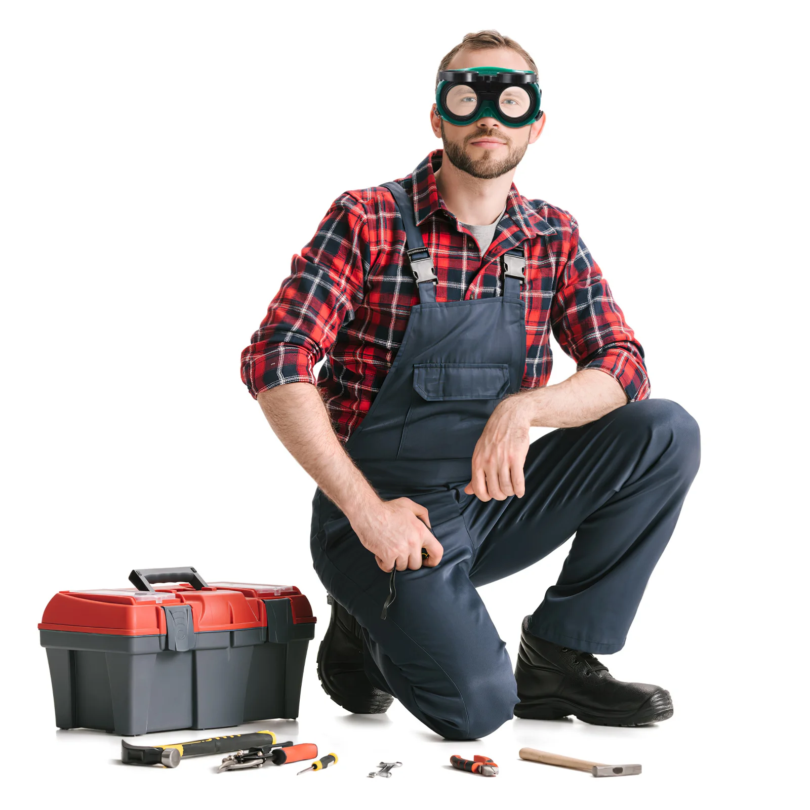 

Welding Goggles Green Athermal Dark Lenses Adjustable Strap Eye Protection Glasses for Welders Safety Goggles Glasses